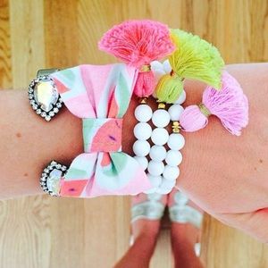 Watermelon Bow Bracelet